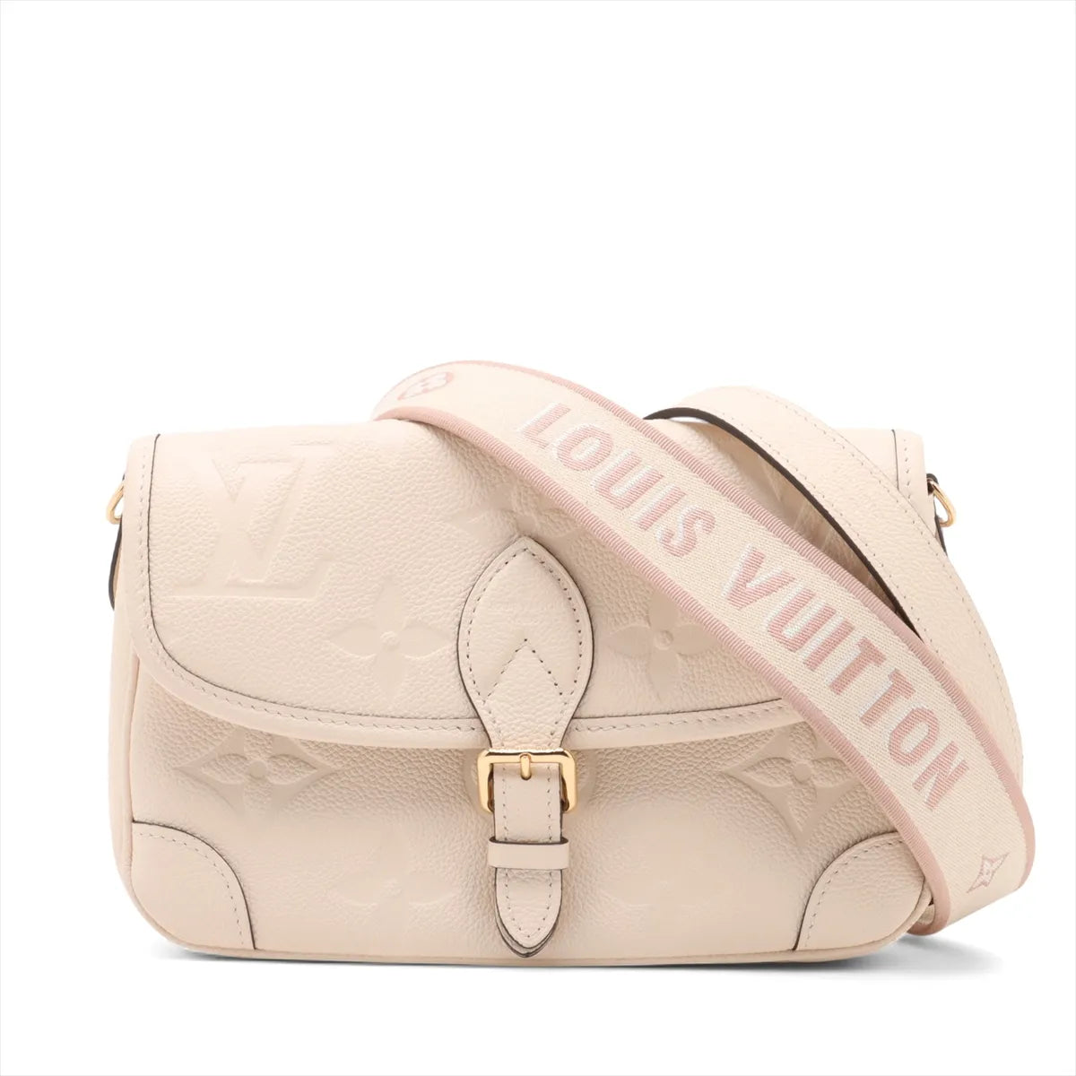 Louis Vuitton Beige Monogram Empreinte Leather Diane Shoulder Bag [Clearance Sale]
