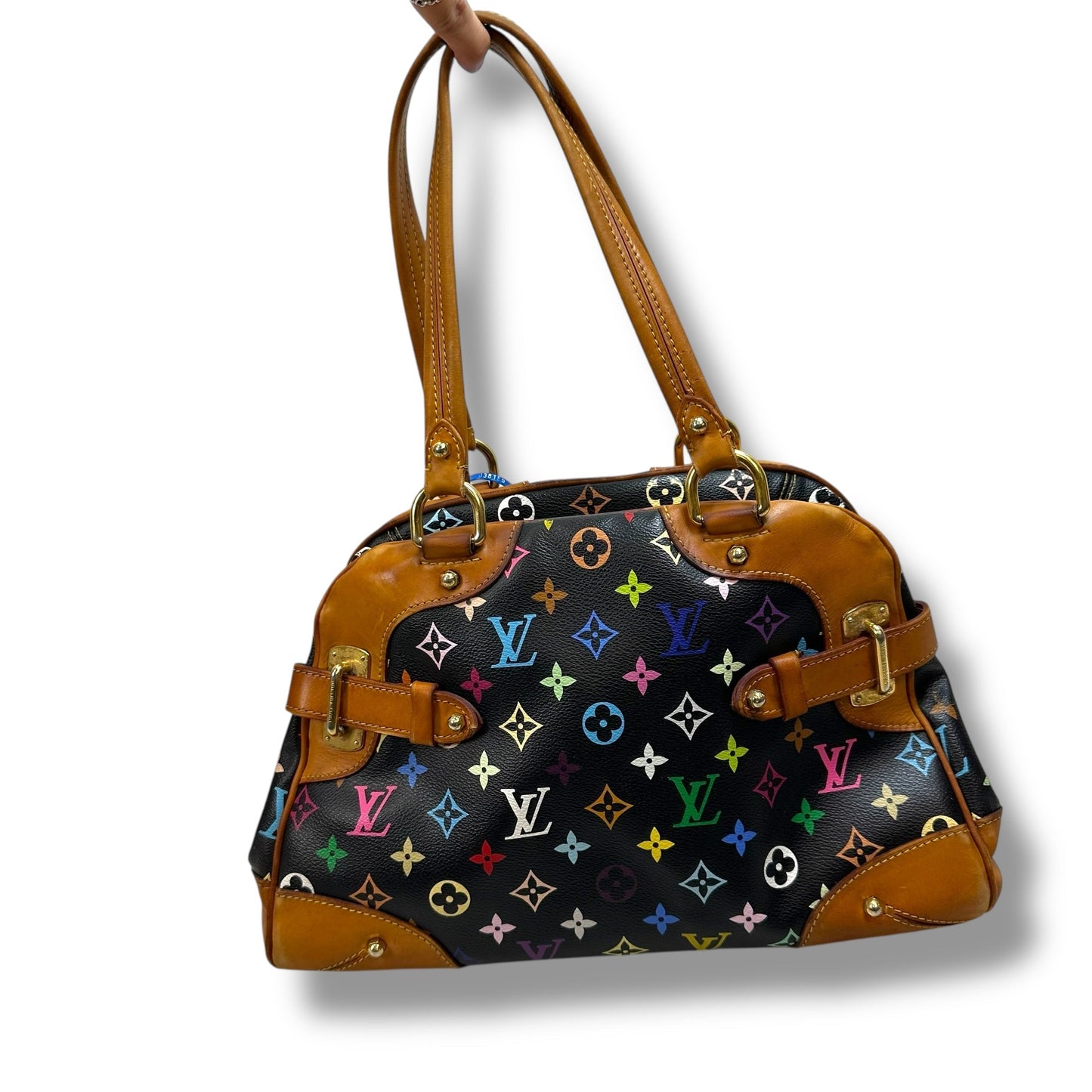 Final sale****Multi color Handbag Luxury Designer By Louis Vuitton, Size: Medium