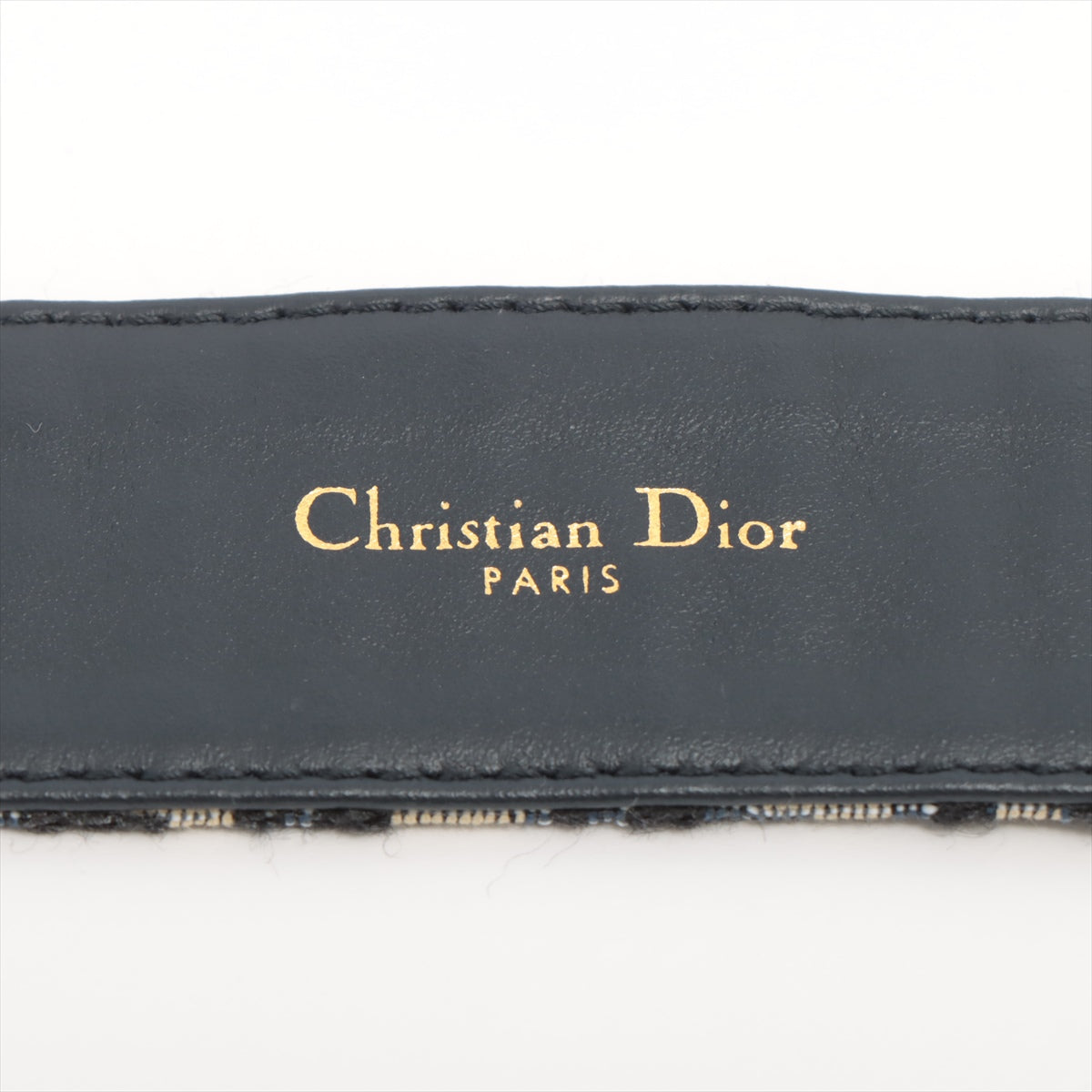 Christian Dior Blue Dior Oblique Jacquard 30 Montaigne Reversible Belt [Clearance Sale]