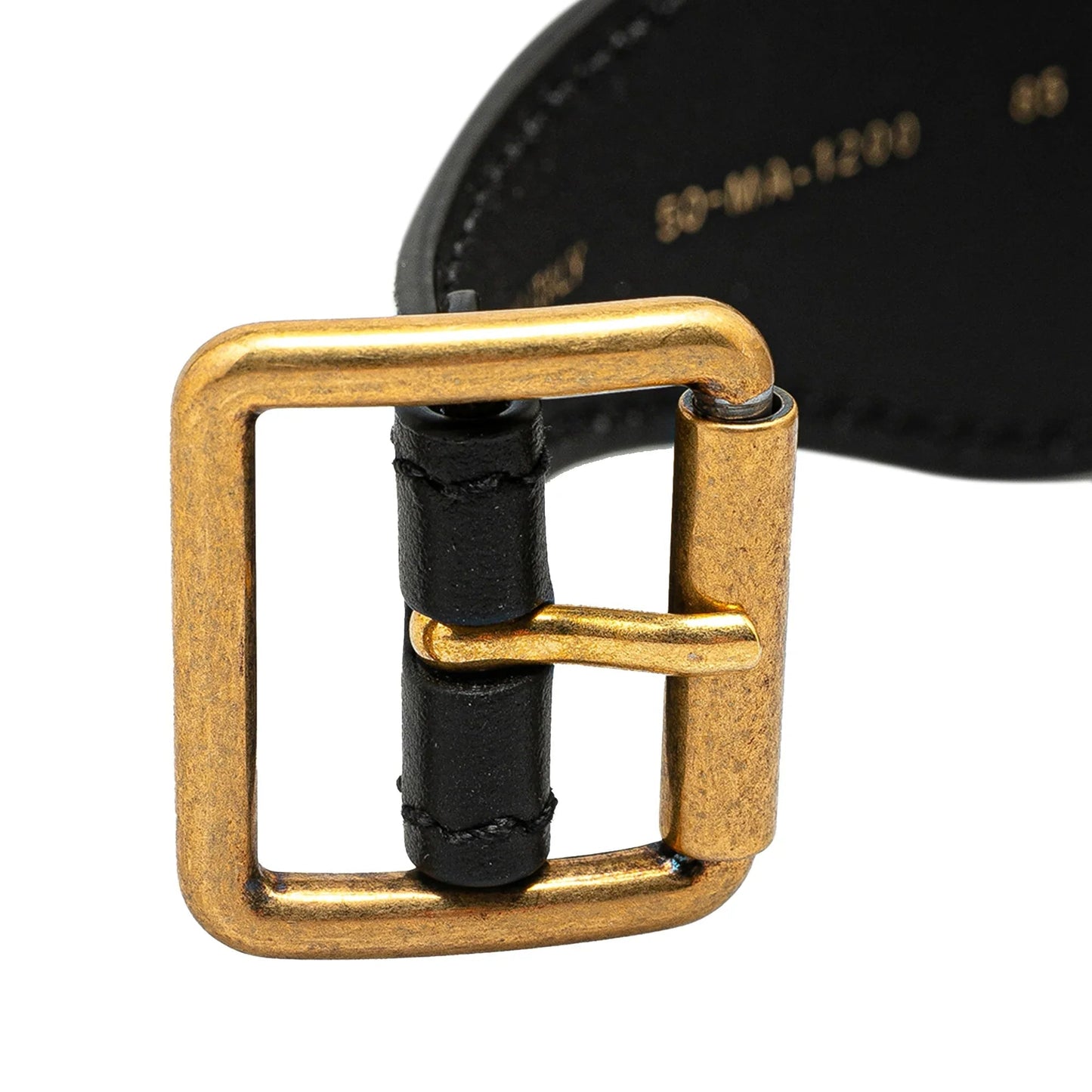 Gray Dior Embroidered Logo Strap
