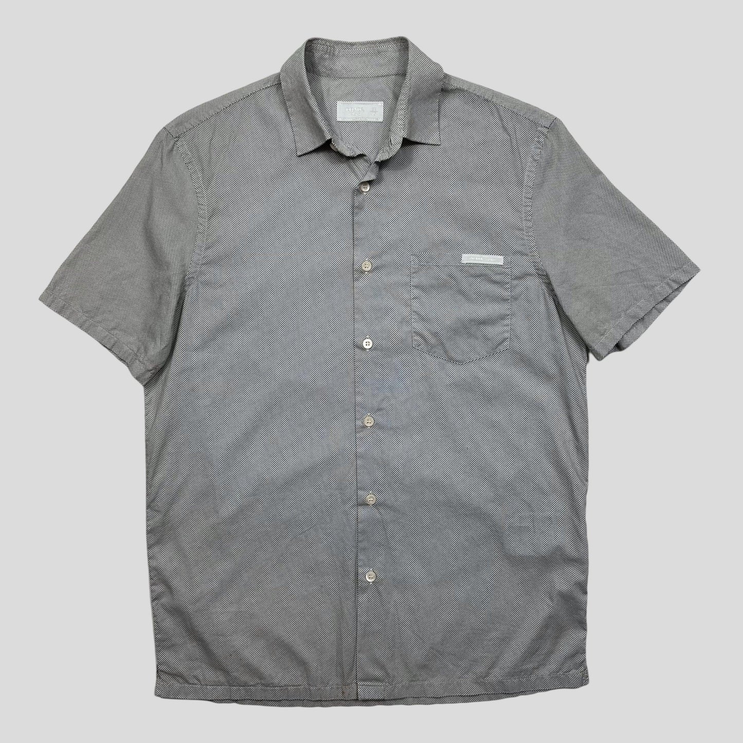 Prada Milano 2013 Polkadot Logo Shirt - M