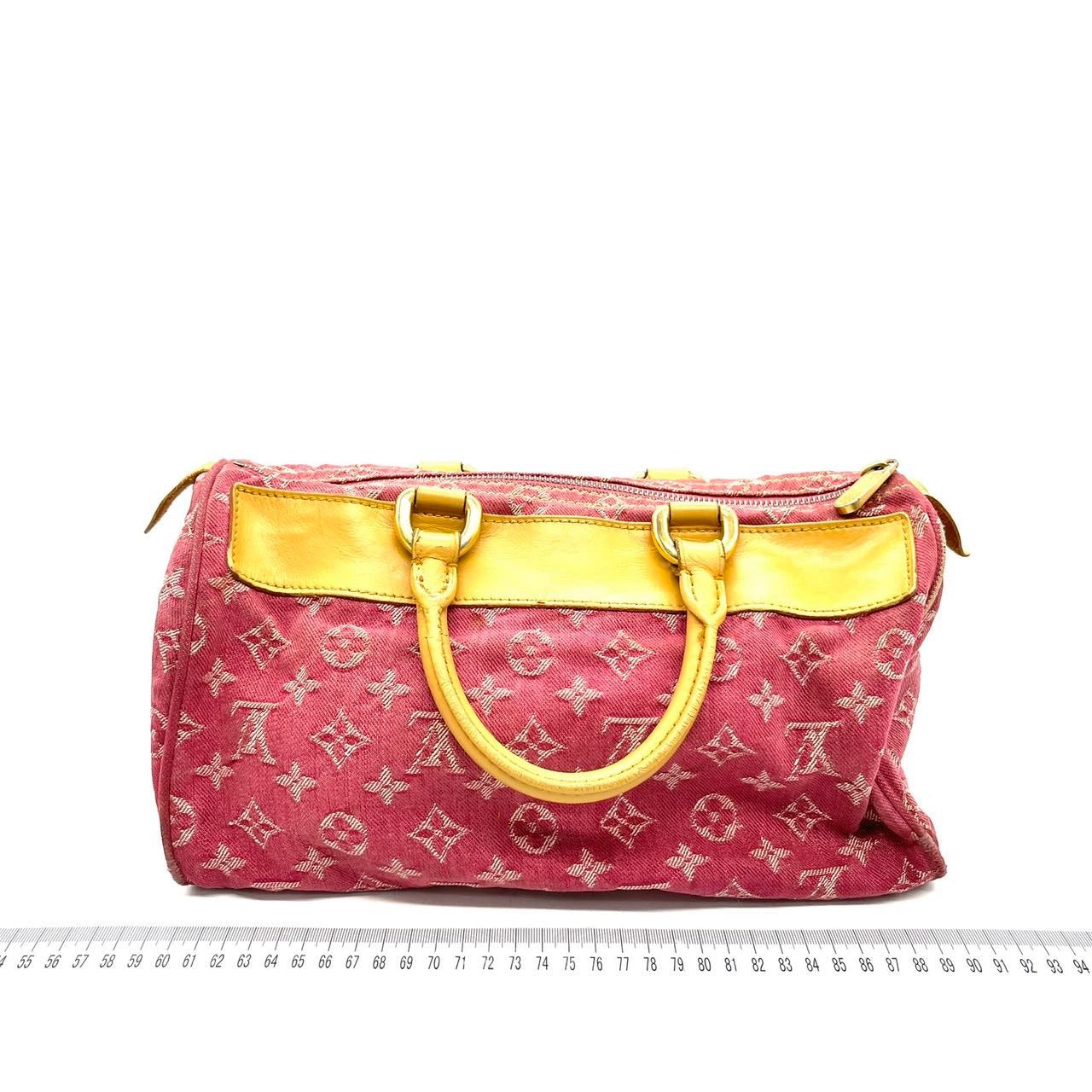 Louis Vuitton Denim Neo Speedy Boston Bag Pink