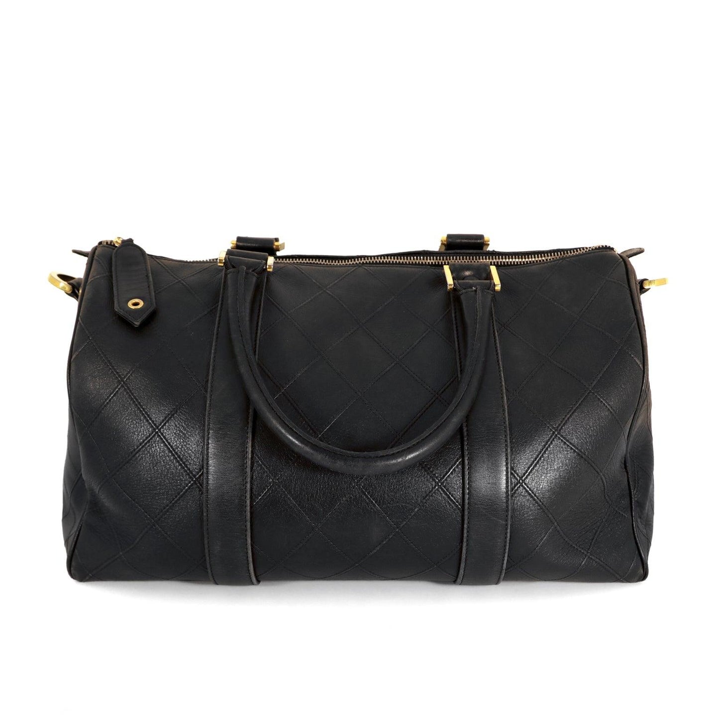 Chanel Black Leather   Speedy Bag