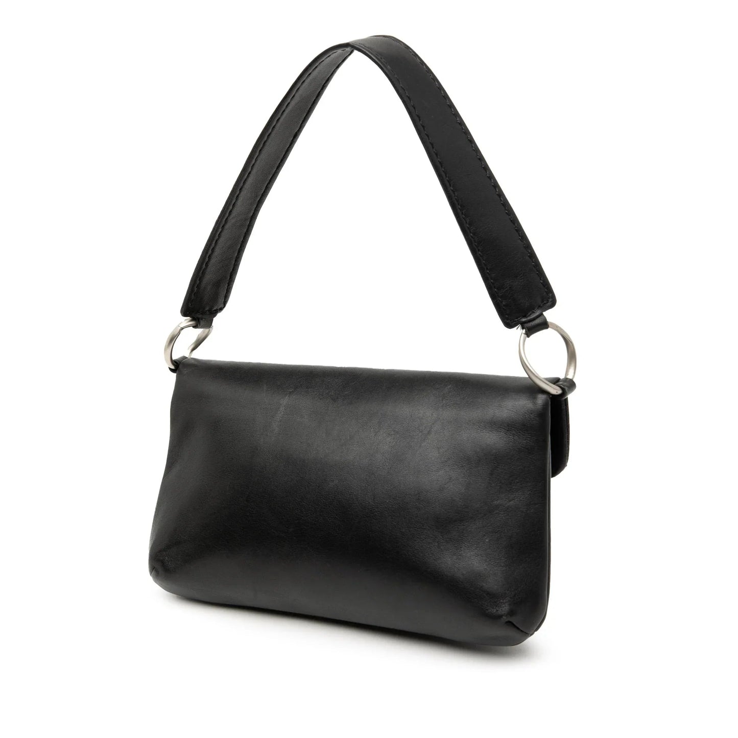 Black Chanel Mini Calfskin Giant Mademoiselle Turnlock Flap Handbag
