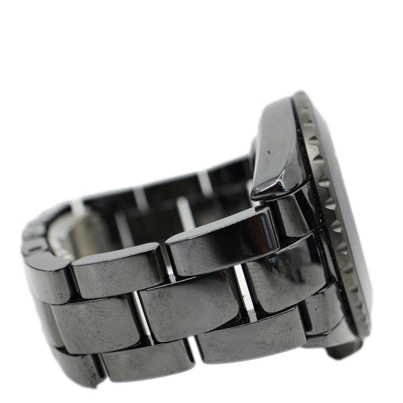 CHANEL J12 Wanted de Chanel Ceramic Stainless Steel Automatic Watch Black 38mm