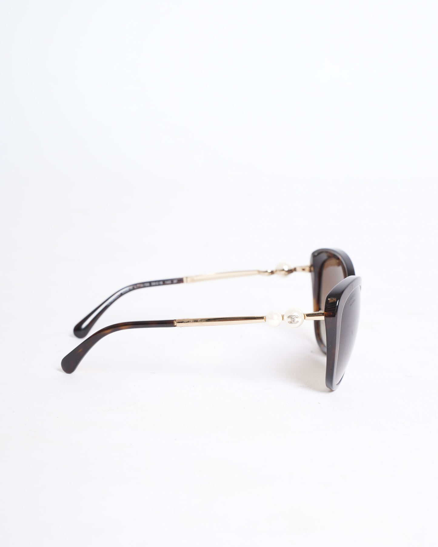 Chanel Wide Frame Pearl Detailed Earrings