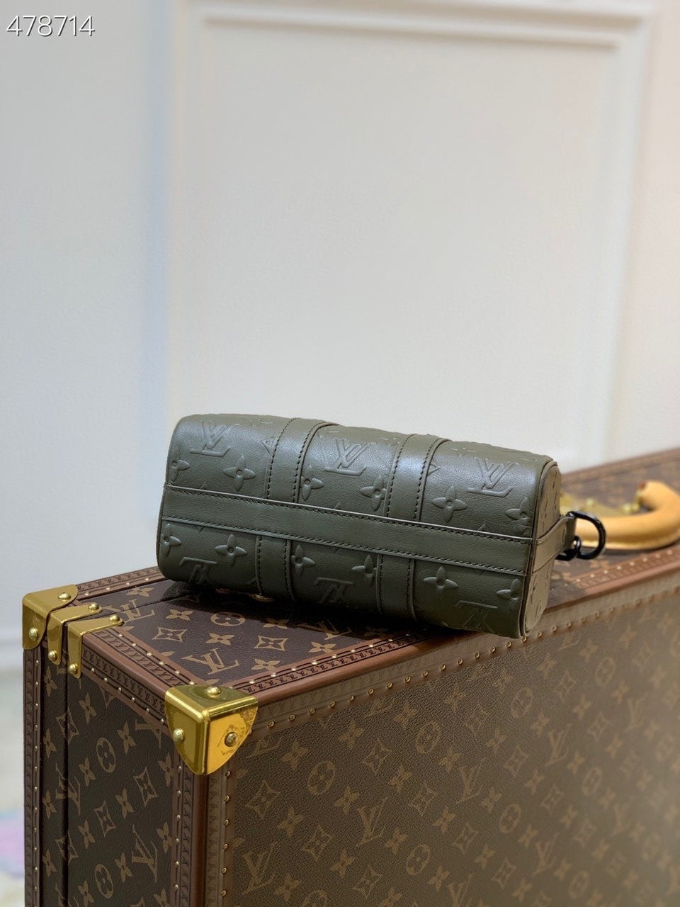 Top Quality Keepall XS Monogram Seal Khaki For Men, Bags 8.3in/21cm Top Quality M57961