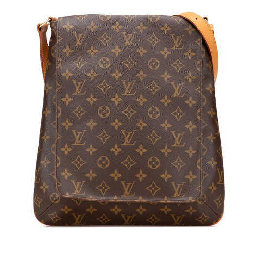 Brown Louis Vuitton Monogram M tte Salsa GM Crossbody Bag
