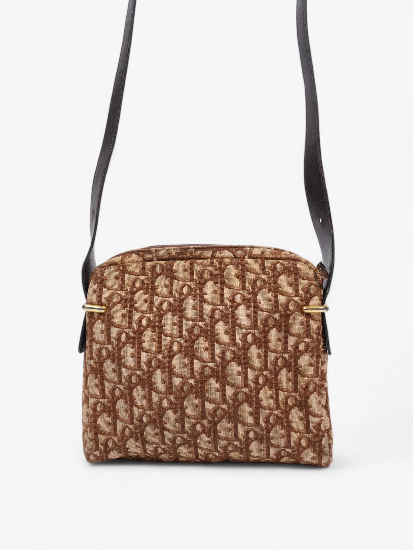 Christian Dior   Trotter Brown Canvas