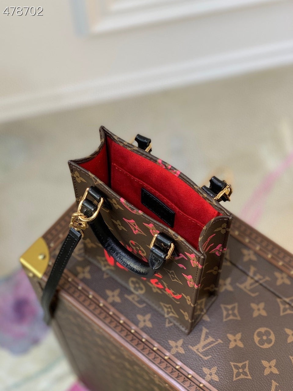 Top Quality Petit Sac Plat Fall In Love Monogram Canvas For Women, WoBags, Shoulder And Crossbody Bags 6.7in/17cm Top Quality M80839