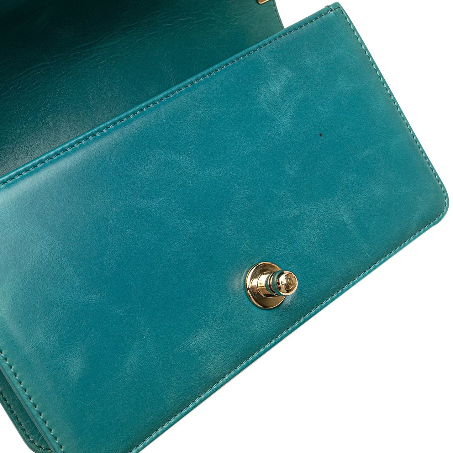 Blue Chanel Small Shearling Boy Flap Crossbody Bag