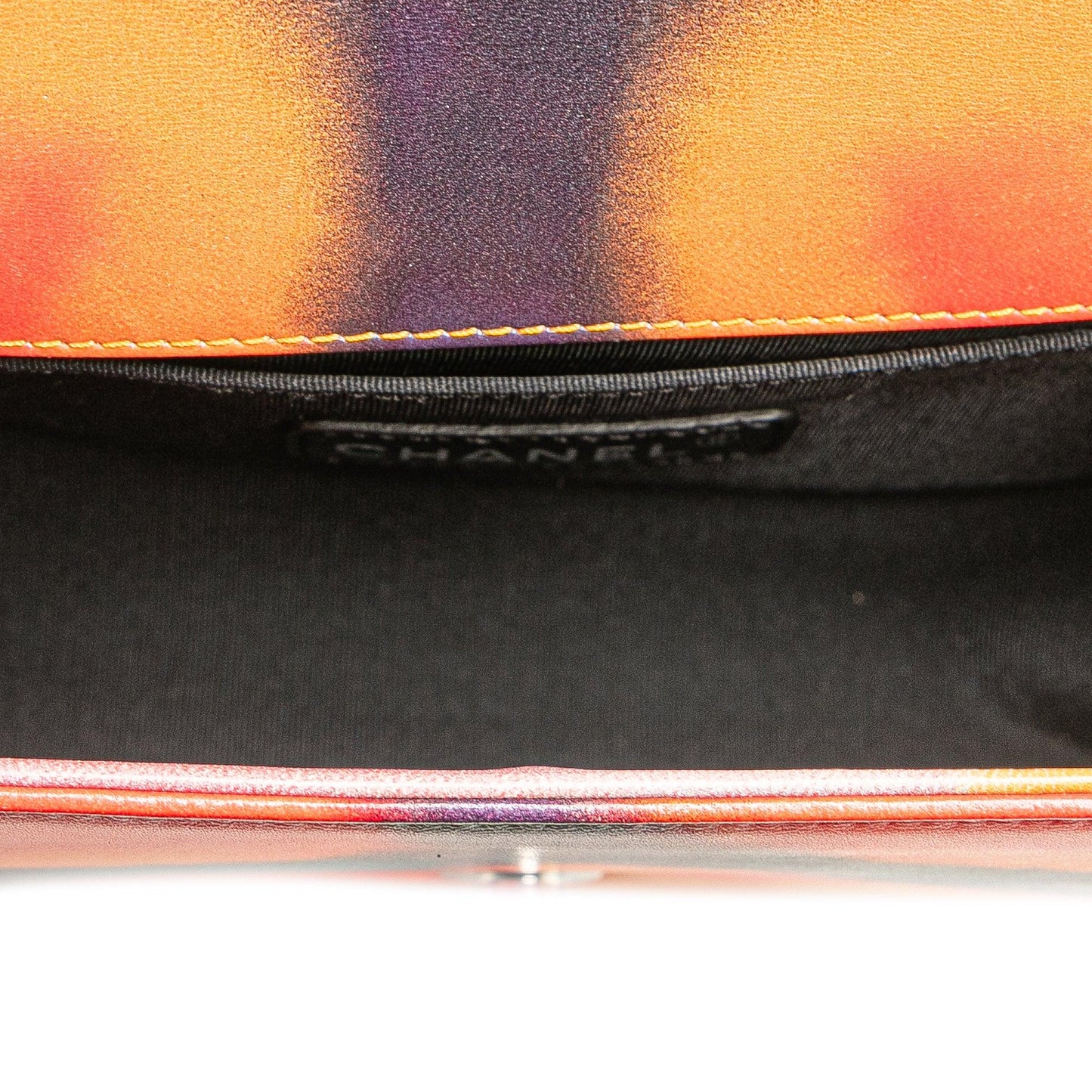Multi Chanel Small Lambskin Flower Power Boy Flap Crossbody Bag
