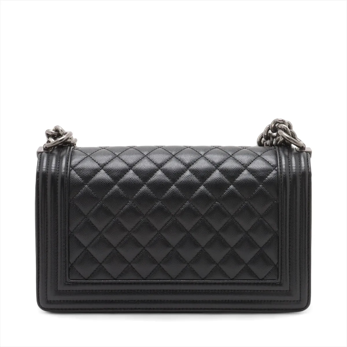Chanel Black Caviar Calfskin Boy Chanel [Clearance Sale]