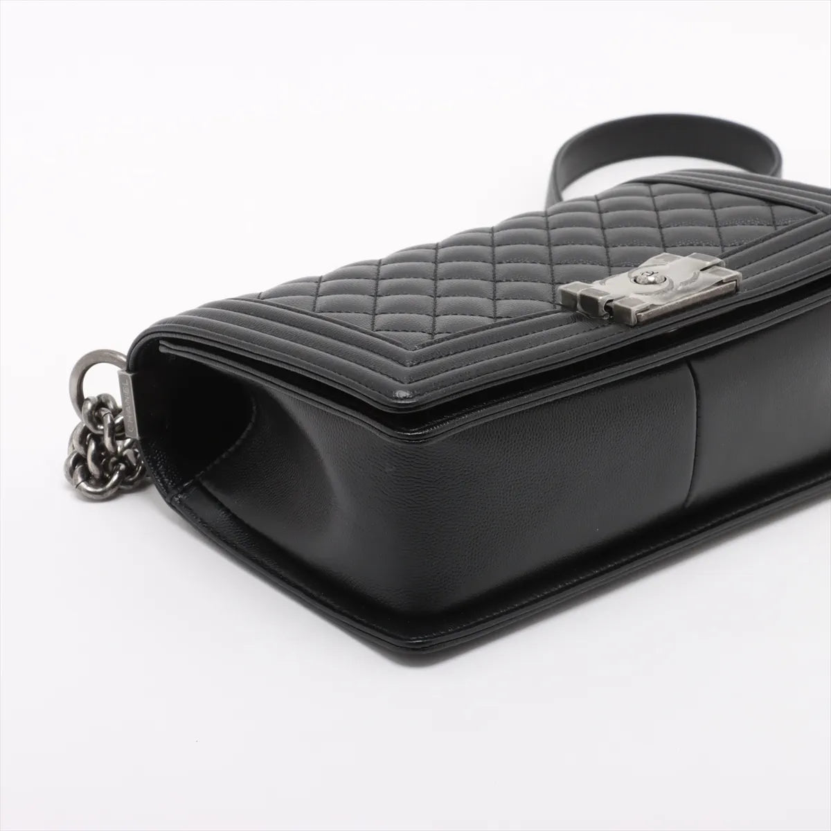 Chanel Black Caviar Calfskin Boy Chanel [Clearance Sale]