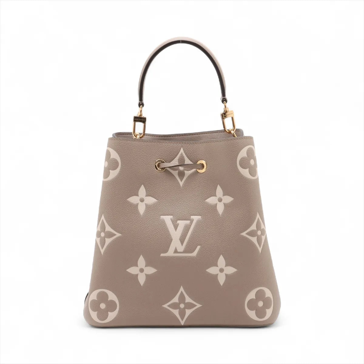 Louis Vuitton Tourterelle Bicolor Monogram Empreinte Leather Neonoe MM [Clearance Sale]