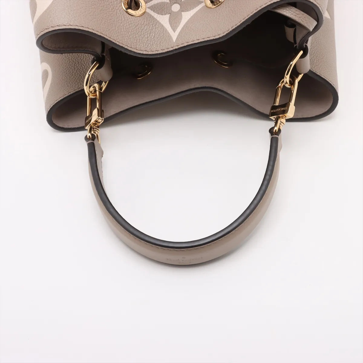 Louis Vuitton Tourterelle Bicolor Monogram Empreinte Leather Neonoe MM [Clearance Sale]