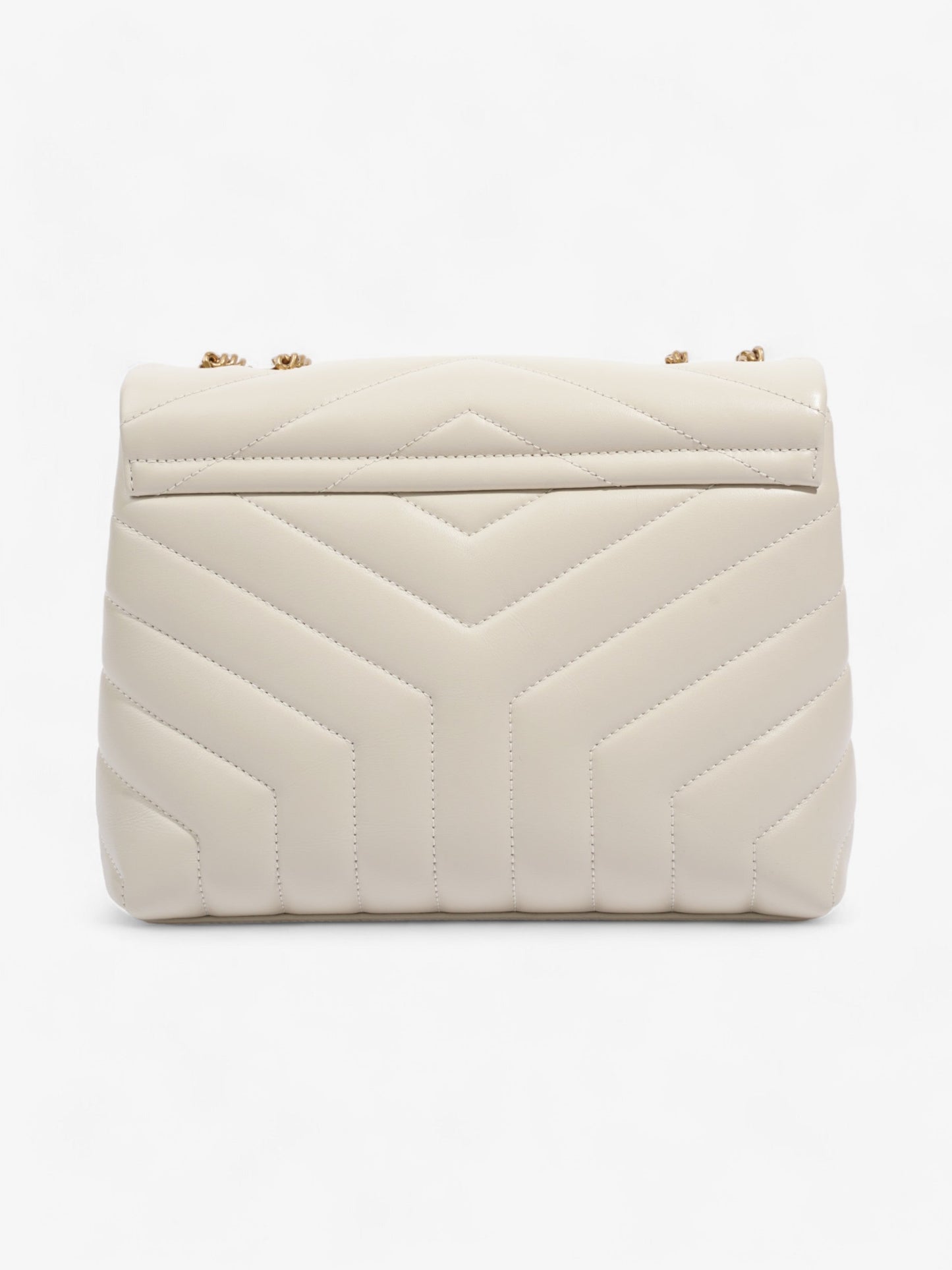 Saint Laurent LouLou Blanc   Calfskin Leather Small