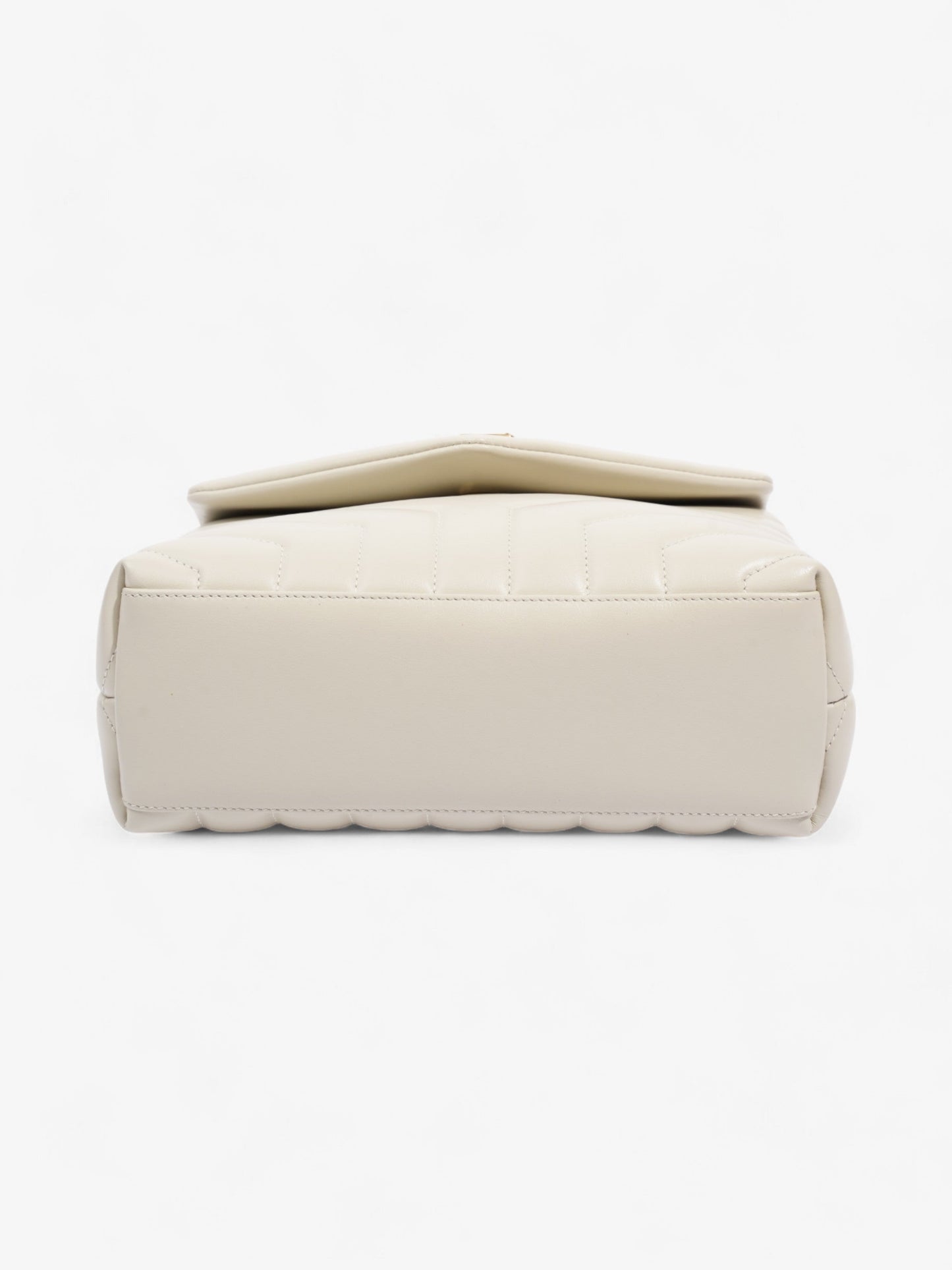 Saint Laurent LouLou Blanc   Calfskin Leather Small