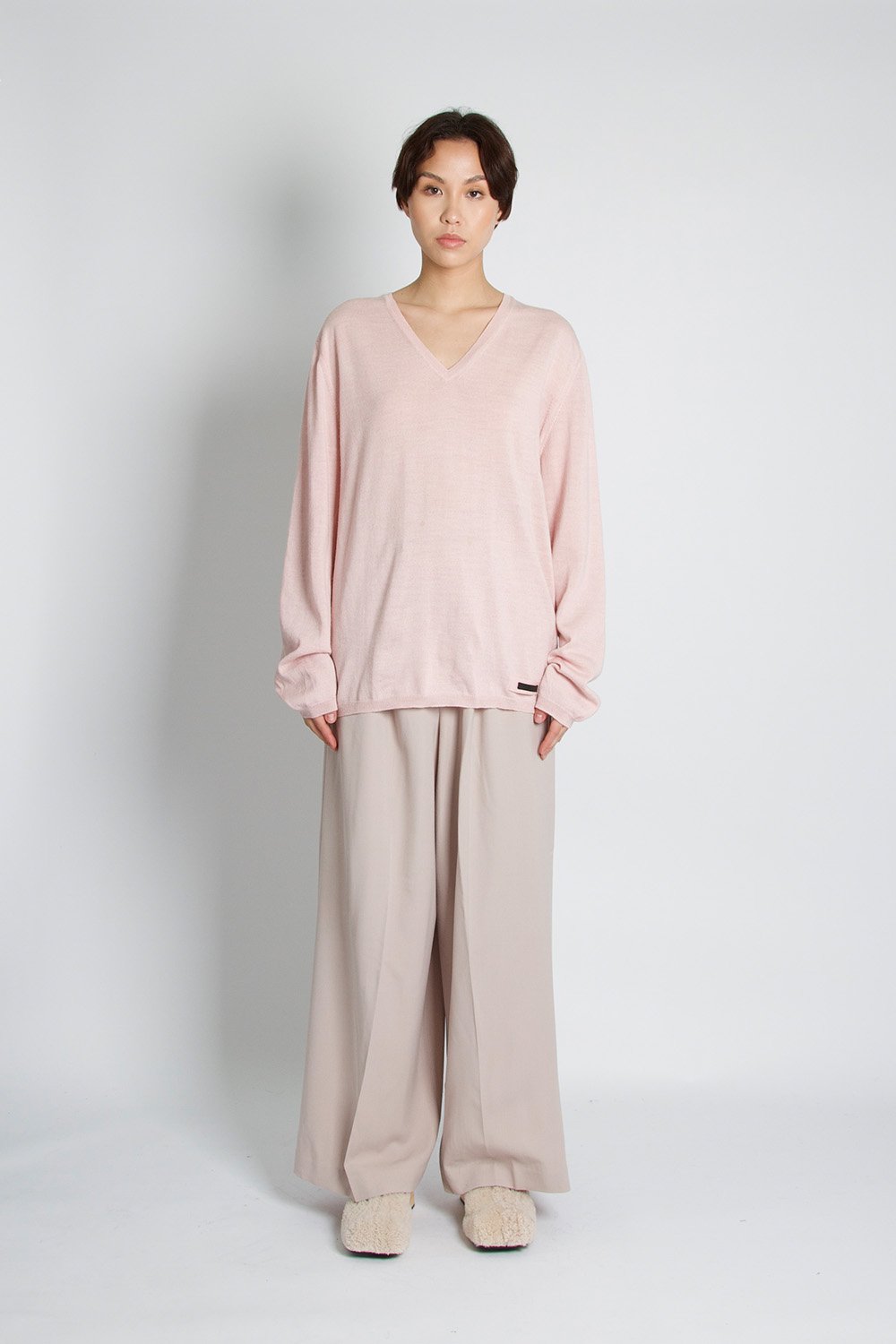 Prada Pink Wool Cashmere Sweater