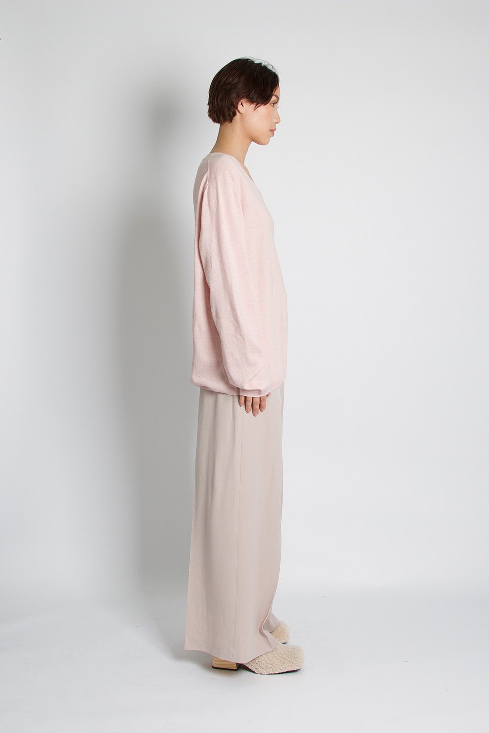 Prada Pink Wool Cashmere Sweater