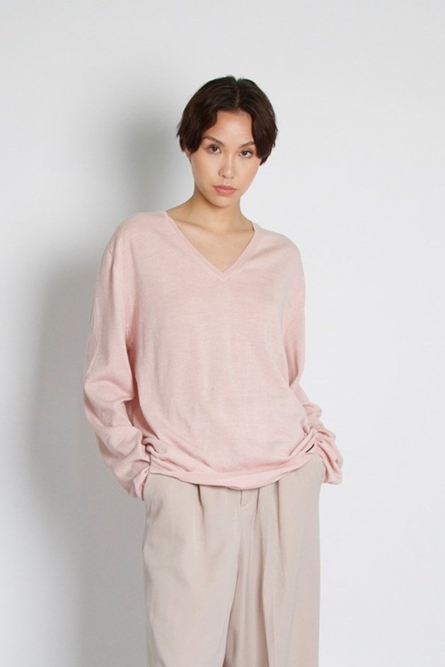 Prada Pink Wool Cashmere Sweater