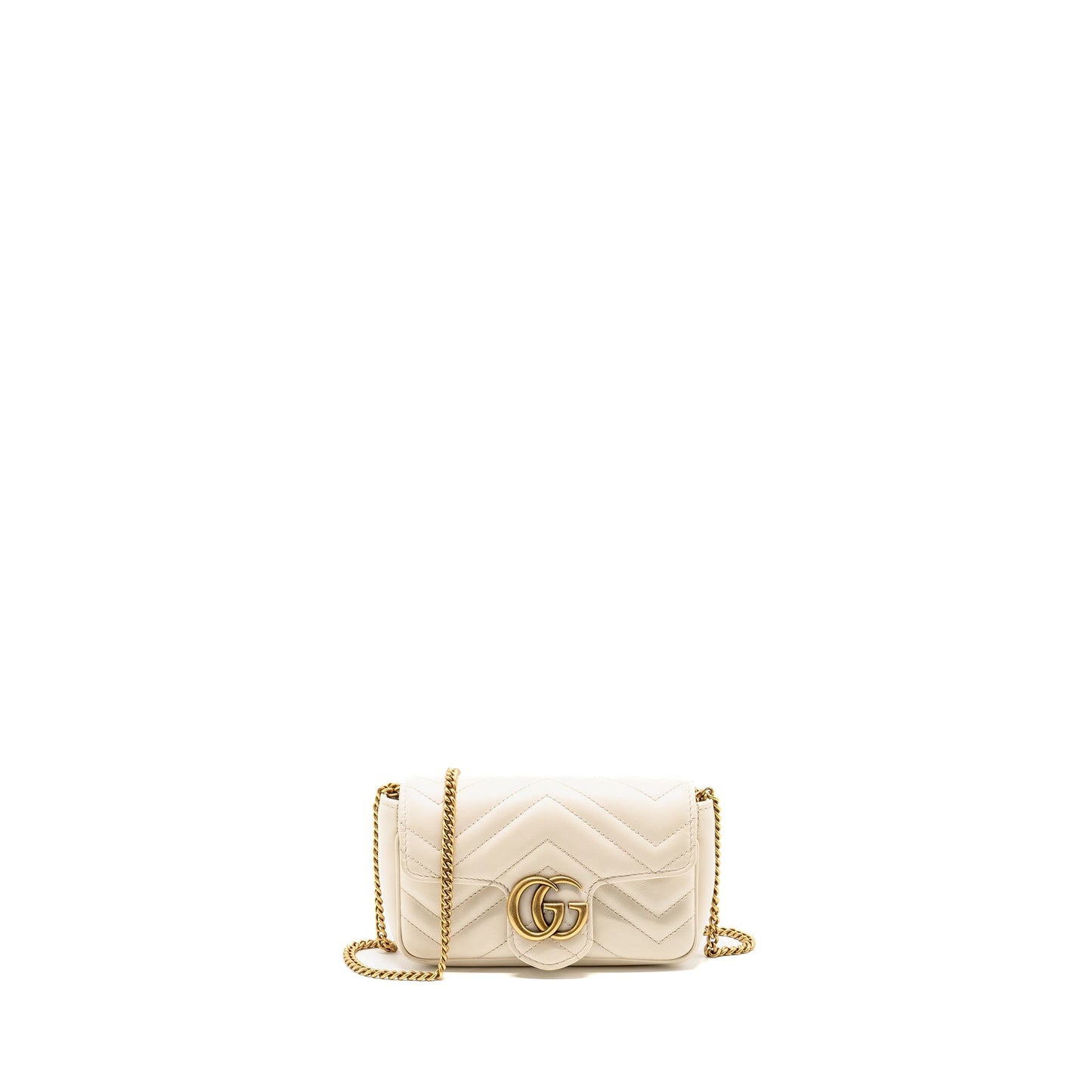 Gucci GG Marmont Super Mini Calfskin White