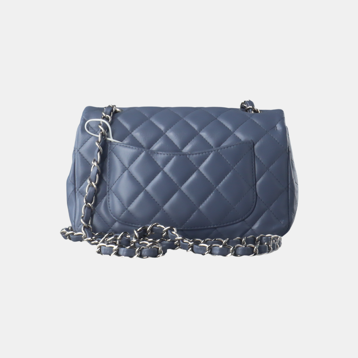 Chanel Classic Flap Rectangular Mini Ash Blue Lambskin, 2012