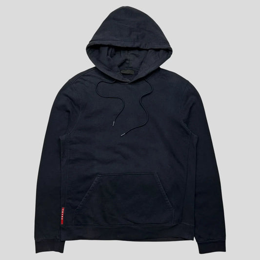 Prada Milano 2018 Red Tab Pullover Hoodie - M