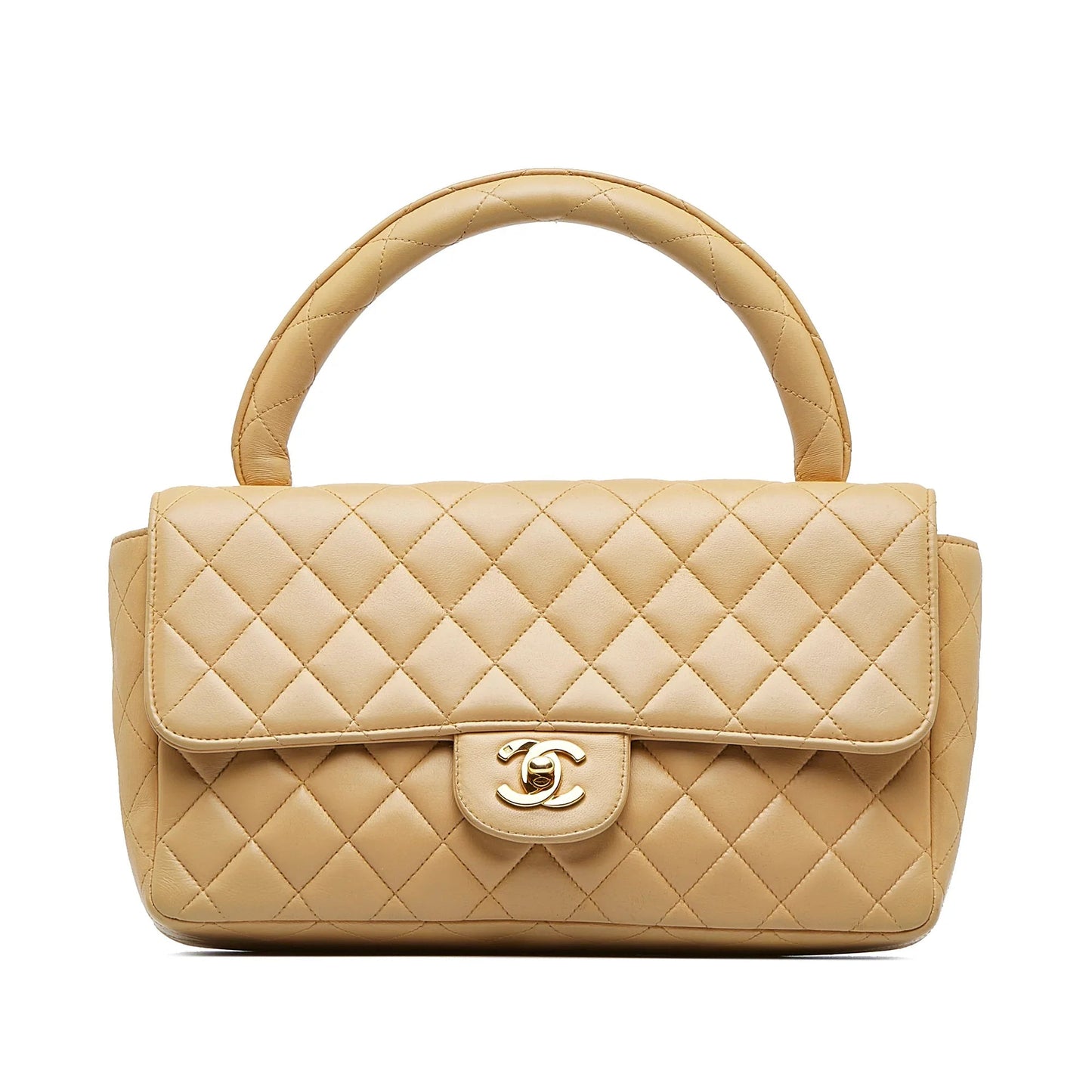 Brown Chanel Medium Kelly Parent Top Handle Bag