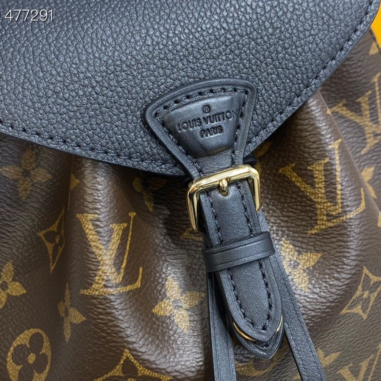 Top Quality Montsouris BB Backpack Monogram Canvas Black For Women, WoBackpack 7.9in/20cm Top Quality M45516