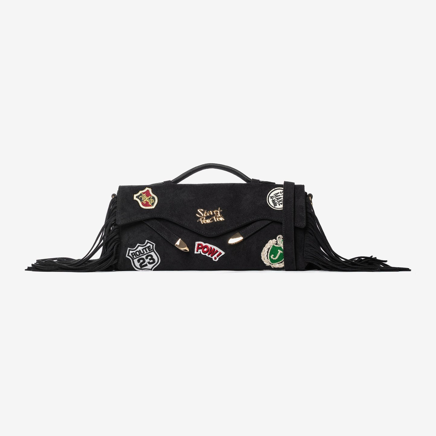 BORSA A MANO LUISITA CLUTCH SUEDE
