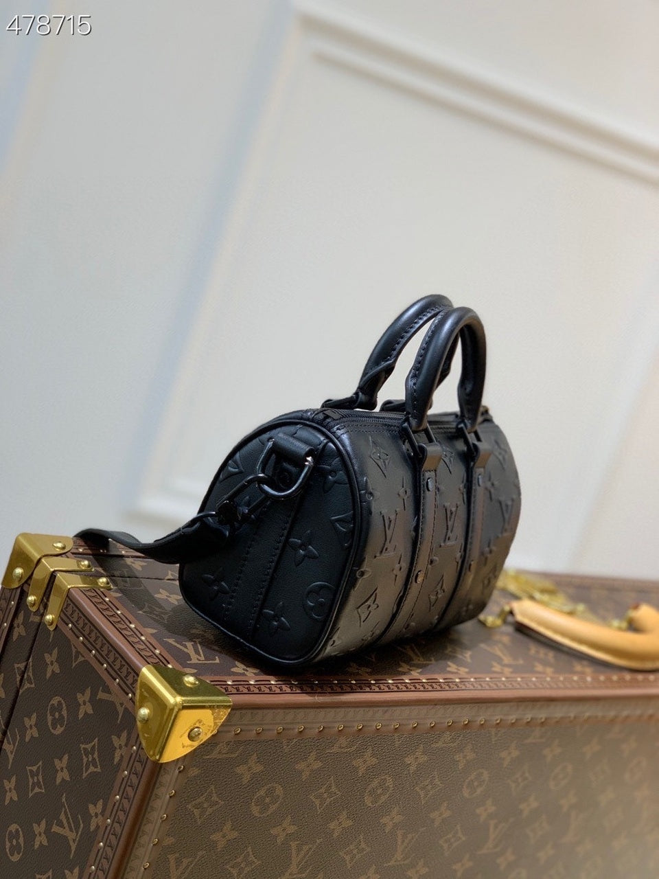 Top Quality Keepall XS Monogram Seal Black For Women,  Shoulder And Crossbody Bags 8.3in/21cm Top Quality M57960