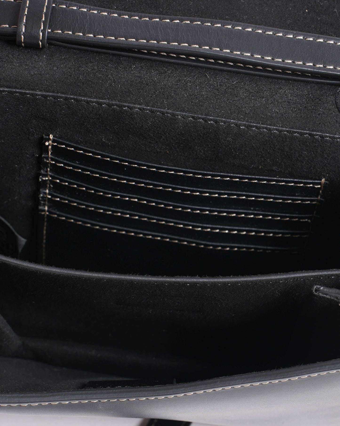 New Fendi fab black crossbody bag in smooth calfskin leather