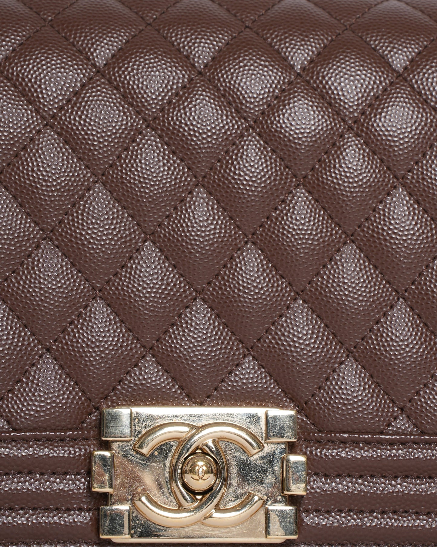 Chanel Medium Boy Bag In Brown
