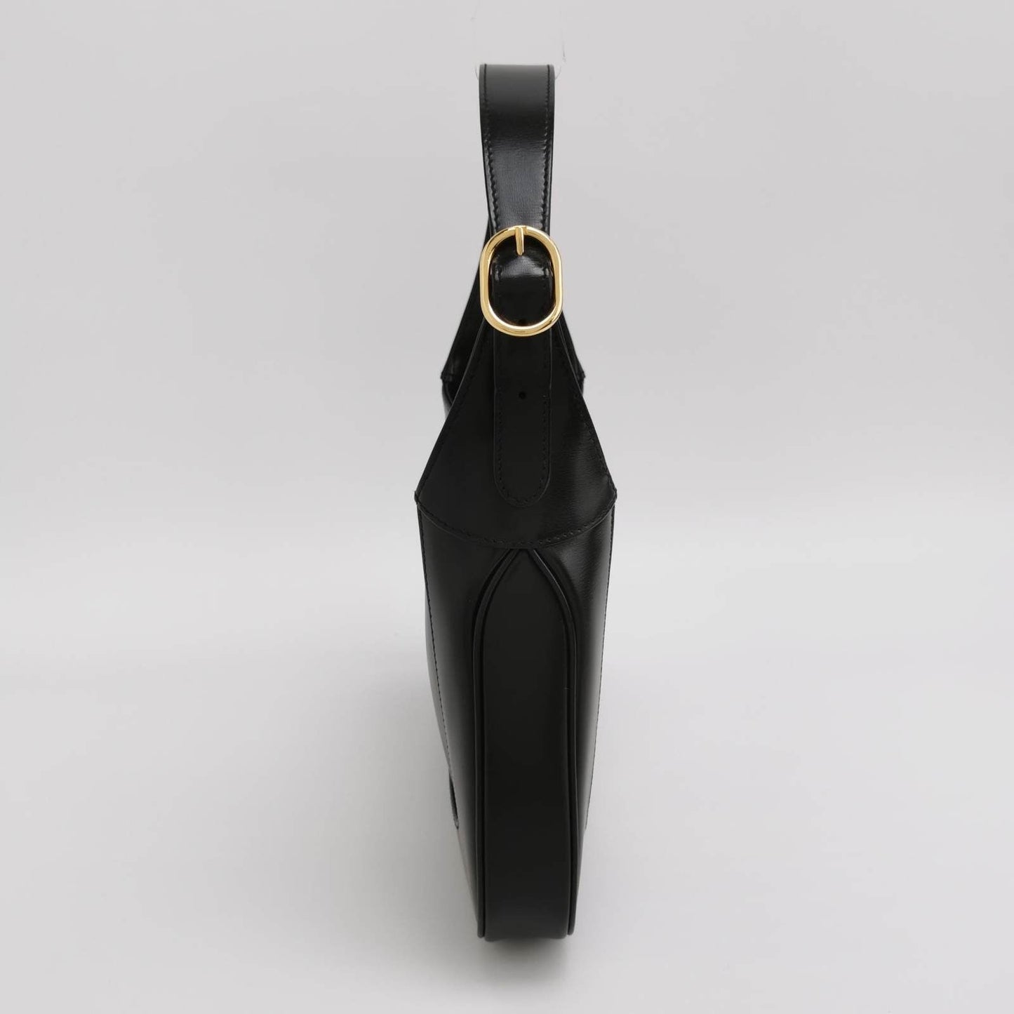 Gucci Jackie 1961 Black Leather Bag Small with Adjustable Strap