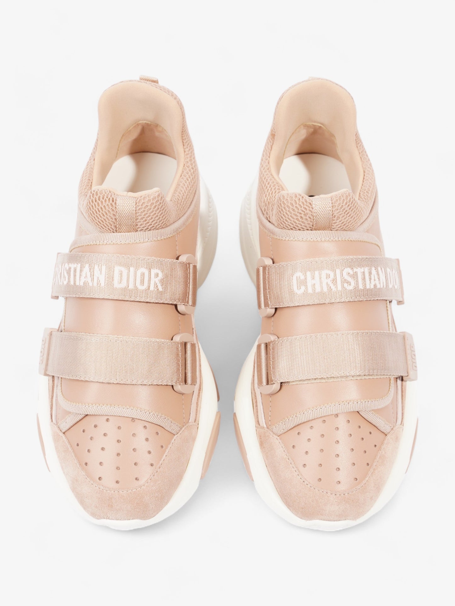 Christian Dior D-Wander Low Top  Nude Leather EU 37 UK 4