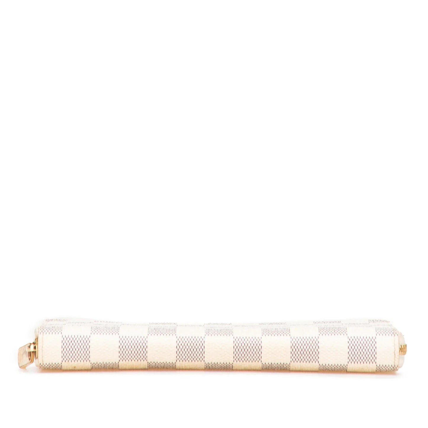 White Louis Vuitton Damier Azur Zippy Long Wallet