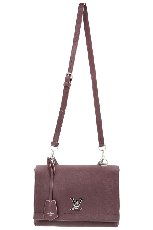 LOUIS VUITTON Lock Me II Handbag MM Prune