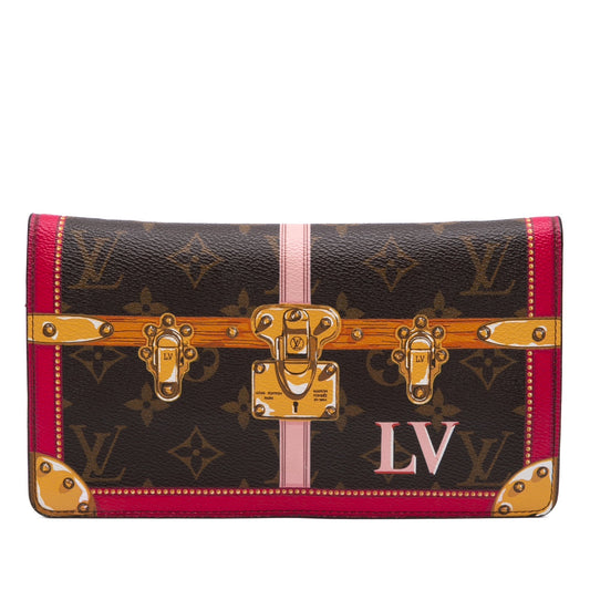 Brown Louis Vuitton Monogram Summer Trunks Pochette Weekend Crossbody Bag