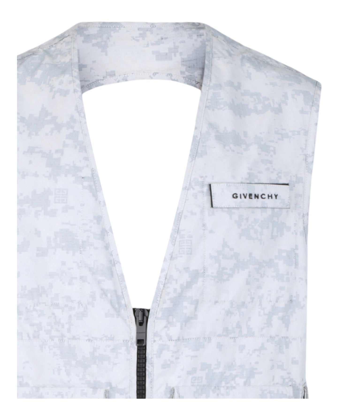 Givenchy Mens Camouflage Cargo Vest