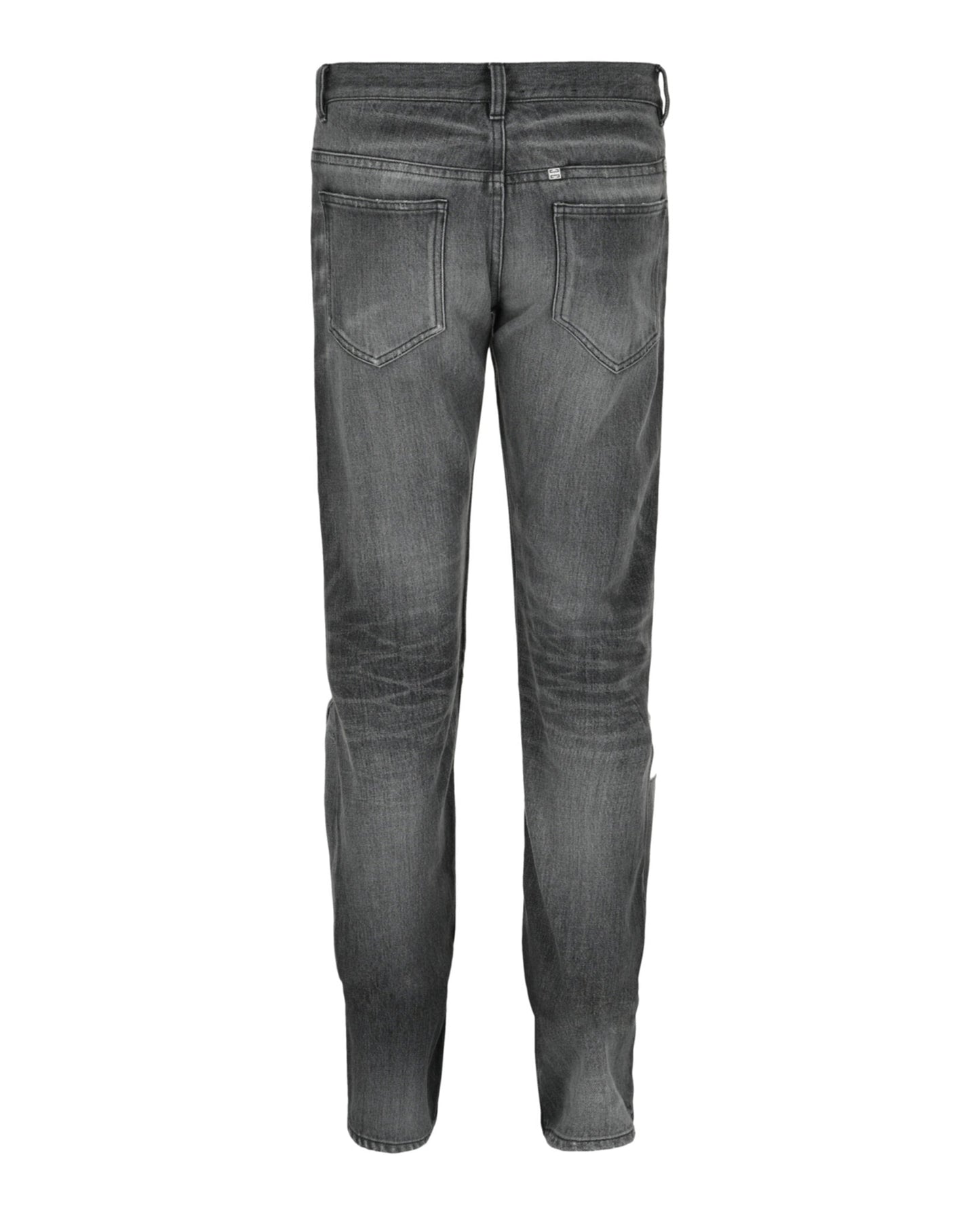 Givenchy Mens Distressed Straight Fit Jeans