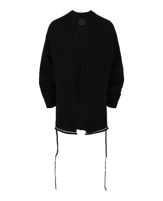 Givenchy Mens Striped-Trim U-Lock Cardigan