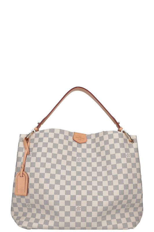 LOUIS VUITTON Graceful MM Bag Damier Azur