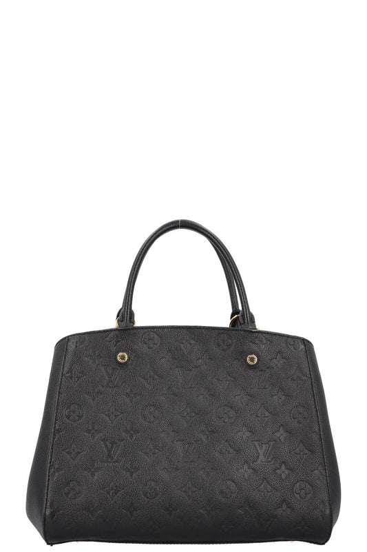 LOUIS VUITTON Montaigne BB Bag Black