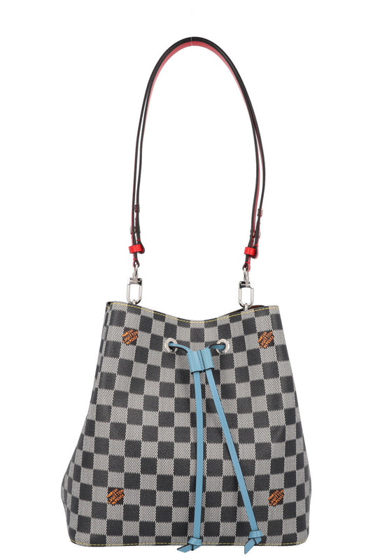 LOUIS VUITTON Neo Noe Bag Damier Black White
