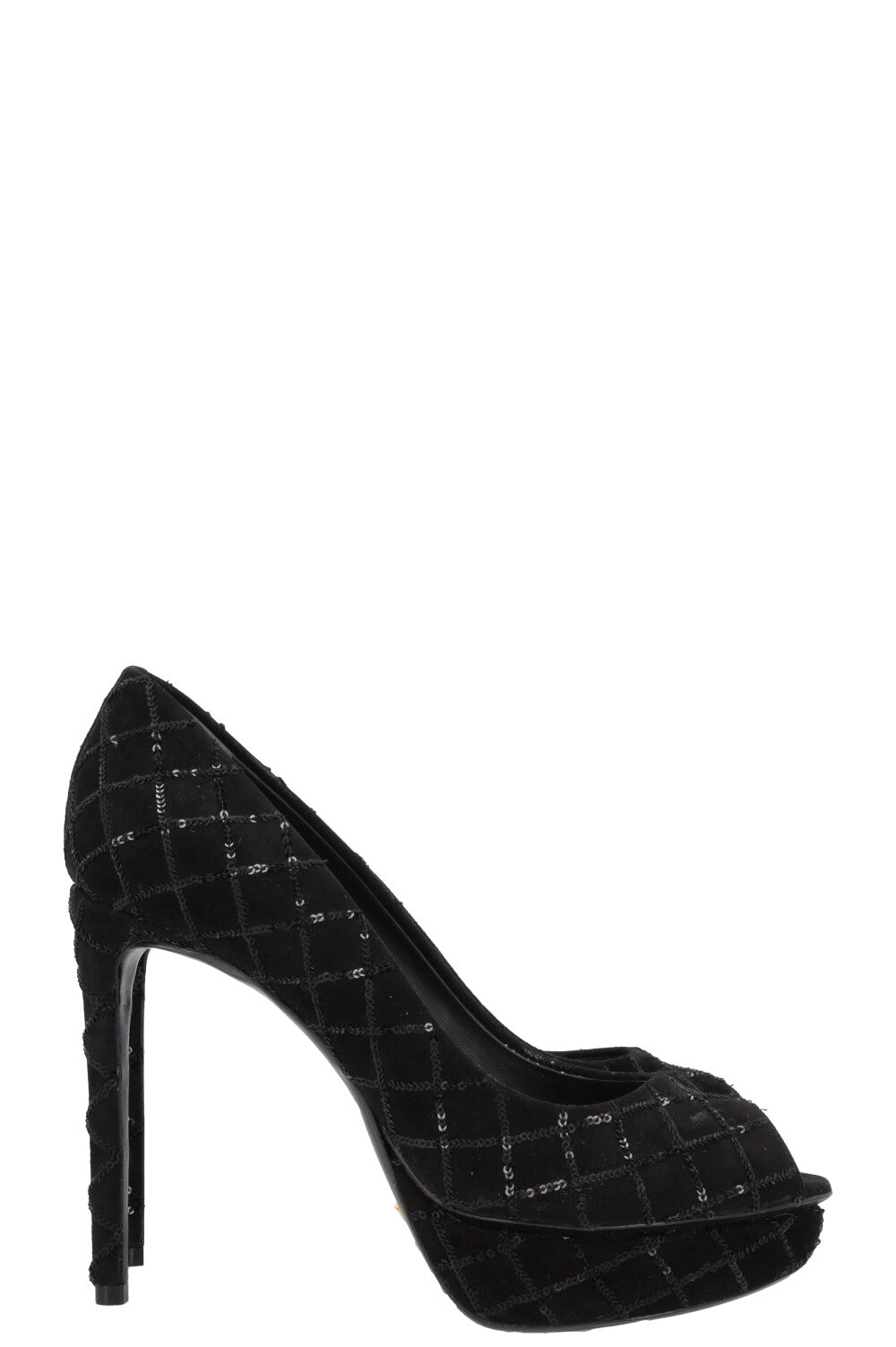 LOUIS VUITTON Heels Sequins Black
