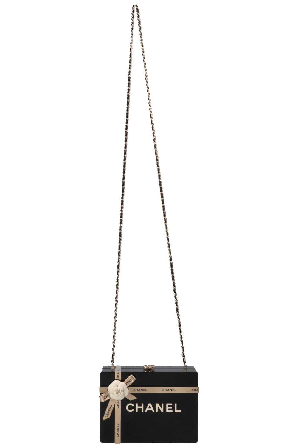 CHANEL Gift Box Minaudière Black