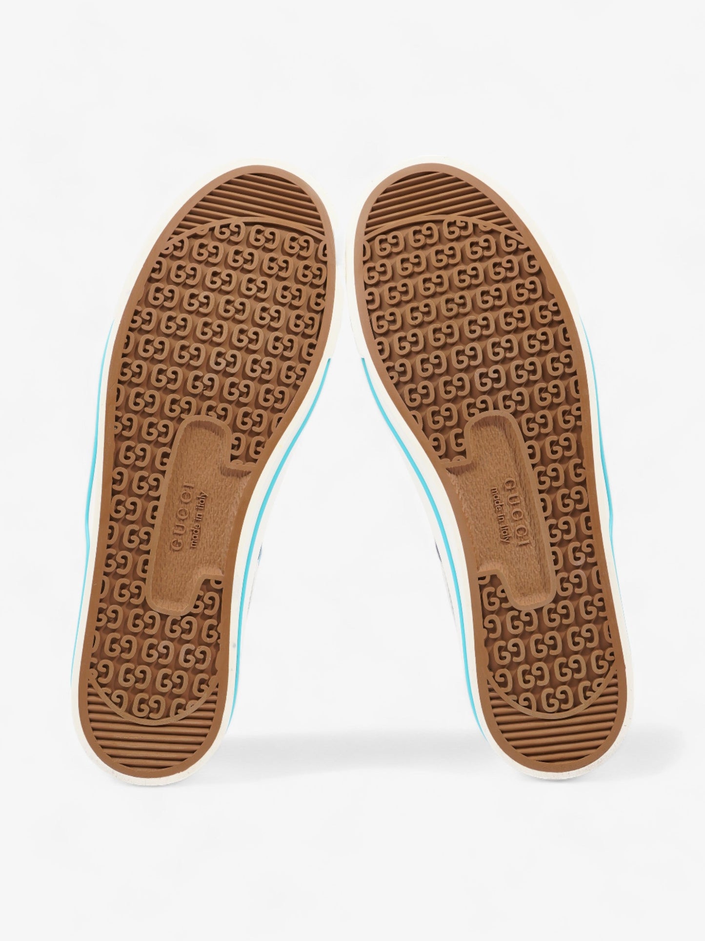 Gucci Tennis 1977 Blue GG Canvas EU 44 UK 10