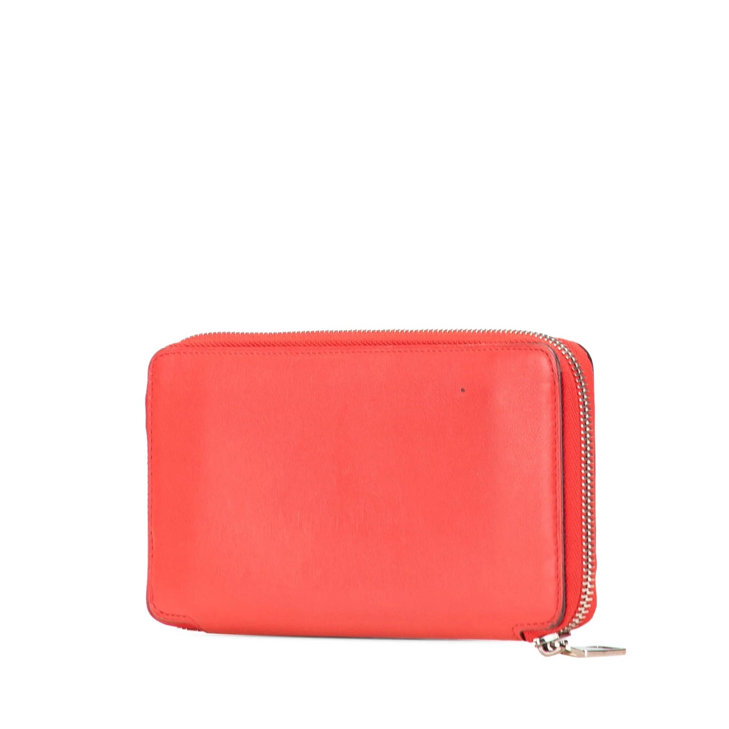 Red Louis Vuitton Leather Articles de Voyage Zippy Long Wallet