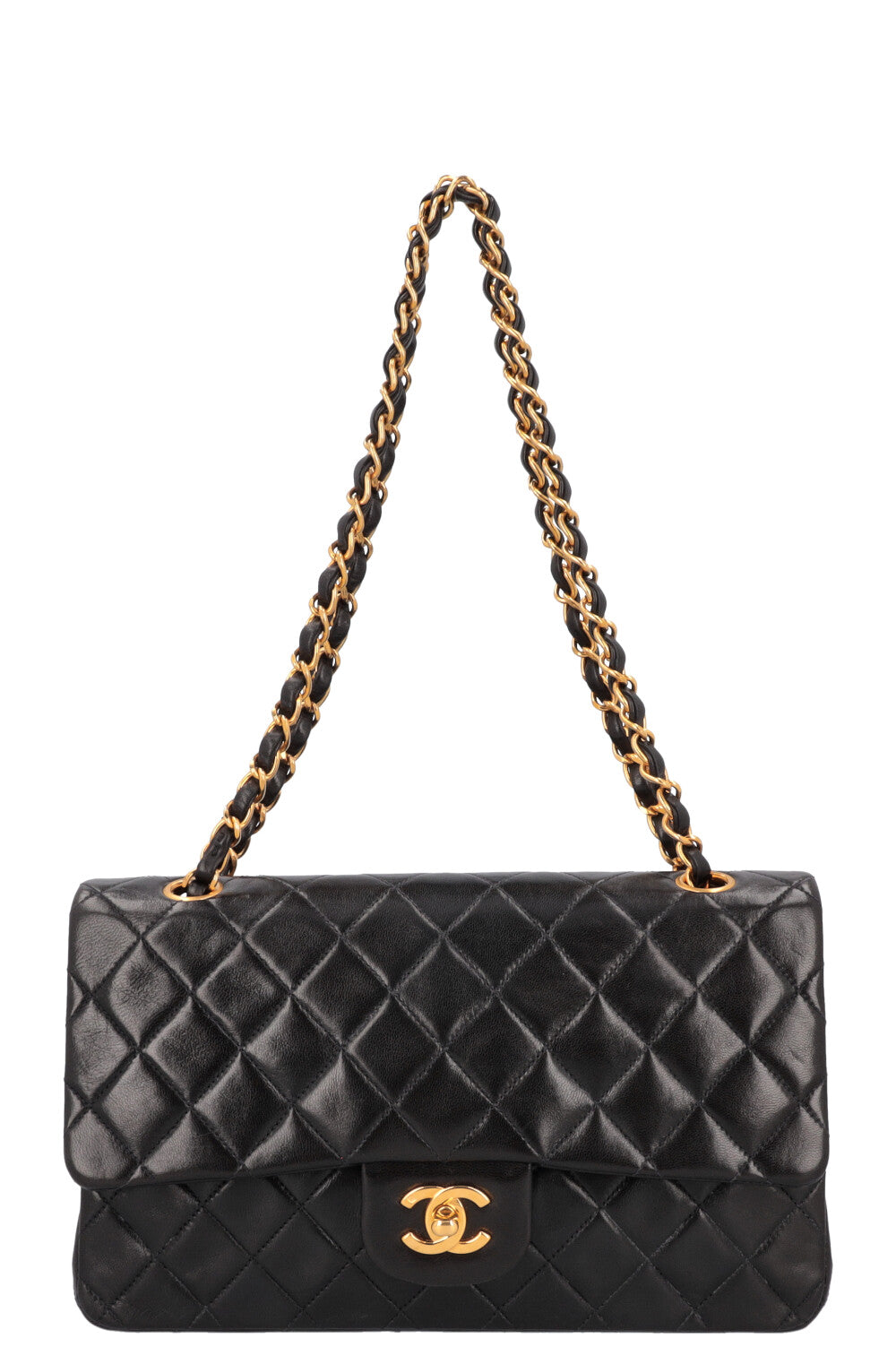 CHANEL   Double Flap Bag Medium Black